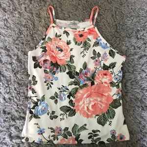Floral tank top